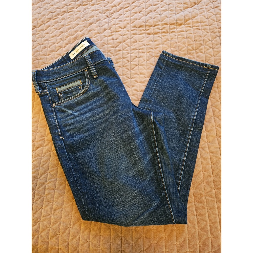 Pilcro and The Letterpress Stet Mid-Rise Skinny Blue Jeans 28" Inseam, Sz. 31